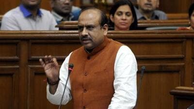 Speaker Vijender Gupta has urged legislators to keep their submissions brief—within 8 to 10 lines—and to adhere to this limit strictly during debates (HT Archive) Speaker Vijender Gupta has urged legislators to keep their submissions brief—within 8 to 10 lines—and to adhere to this limit strictly during debates (HT Archive)
