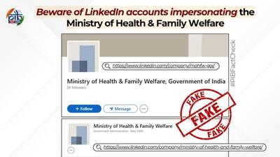 Such accounts can spread misleading or false information, the ministry said. Such accounts can spread misleading or false information, the ministry said.