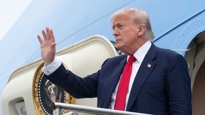President Donald Trump visited Scotland on a five-day trip. (AP)