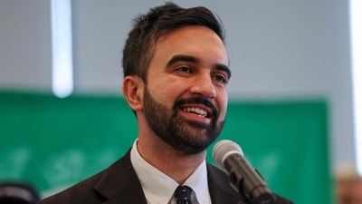 Zohran Mamdani, reacting to the news of the Manhattan shooting, said he was 'heartbroken'. (Getty Images via AFP)