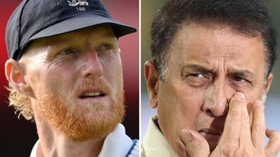 Ben Stokes, left, and his tactics did not impress Sunil Gavaskar (AFP) Ben Stokes, left, and his tactics did not impress Sunil Gavaskar (AFP)