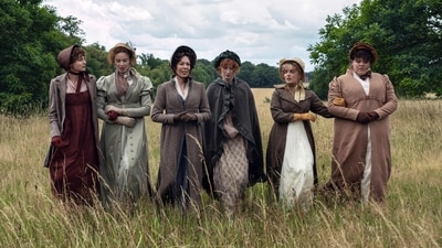 The first look of the new Netflix series based on the beloved classic featured the Bennet women. The first look of the new Netflix series based on the beloved classic featured the Bennet women.