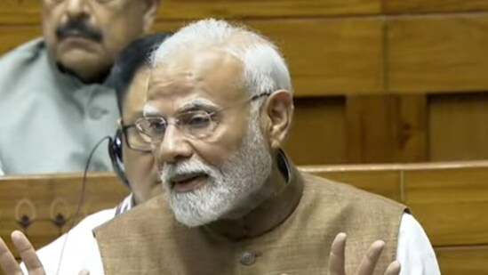 PM Modi addresses Lok Sabha