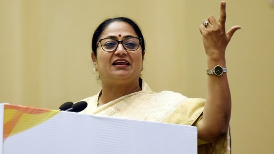 Delhi CM Rekha Gupta emphasised that robust safeguards will be put in place to ensure the safety and welfare of women working during night hours. (ANI)