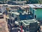 An alert has also been declared along Jammu-Pathankot national highway in view of the ongoing Amarnath Yatra, though the footfall has decreased significantly for the past over 20 days. (HT representative)