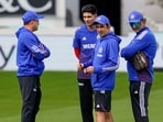 London: India's headcoach Gautam Gambhir, chairperson of BCCI selection committee Ajit Agarkar, batting coach Sitanshu Kotak with captain Shubman Gill during a training session ahead of the fifth Test cricket match between India and England, in London, Wednesday, July 30, 2025. (PTI Photo/R Senthilkumar)
(PTI07_30_2025_000510B) London: India's headcoach Gautam Gambhir, chairperson of BCCI selection committee Ajit Agarkar, batting coach Sitanshu Kotak with captain Shubman Gill during a training session ahead of the fifth Test cricket match between India and England, in London, Wednesday, July 30, 2025. (PTI Photo/R Senthilkumar)
(PTI07_30_2025_000510B)
