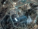 A satellite view shows an overview of Fordow underground complex, after the US struck the underground nuclear facility, near Qom, Iran June 22