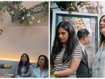 Nita Ambani and Isha Ambani at Vikas Khanna's restaurant Bungalow. 
