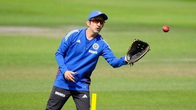 India head coach Gautam Gambhir during a nets session (AP) India head coach Gautam Gambhir during a nets session (AP)