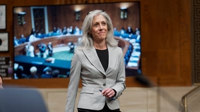 FILE - Susan Monarez, President Donald Trump's nominee to be director of the Centers for Disease Control and Prevention, arrives to testify before the Senate HELP Committee, at the Capitol in Washington, Wednesday, June 25, 2025. (AP Photo/J. Scott Applewhite, file) (AP)
