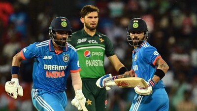 Virat Kohli, KL Rahul, and Shaheen Afridi in action during the previous edition of the Asia Cup. (AFP) Virat Kohli, KL Rahul, and Shaheen Afridi in action during the previous edition of the Asia Cup. (AFP)