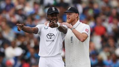 England's Ben Stokes (R) and Jofra Archer will miss the fifth Test against India at The Oval, London. (Reuters) England's Ben Stokes (R) and Jofra Archer will miss the fifth Test against India at The Oval, London. (Reuters)