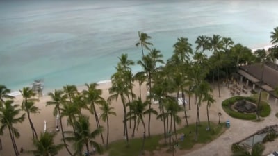 Screengrab from live stream shows Hawaii beach as tsunami waves hit after Kamchatka earthquake (YouTube/Hindustan Times) Screengrab from live stream shows Hawaii beach as tsunami waves hit after Kamchatka earthquake (YouTube/Hindustan Times)