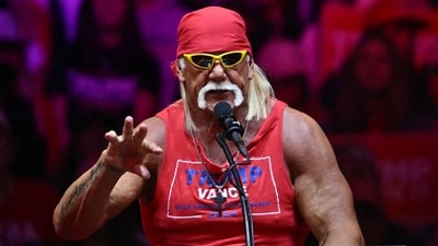 After Hulk Hogan's passing, Brooke Hogan expresses her enduring love for him, clarifying her will exclusion was a protective choice, not due to family conflict. (AFP) After Hulk Hogan's passing, Brooke Hogan expresses her enduring love for him, clarifying her will exclusion was a protective choice, not due to family conflict. (AFP)
