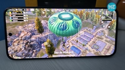 Playing BGMI on high settings. (Ijaj Khan/HT) Playing BGMI on high settings. (Ijaj Khan/HT)