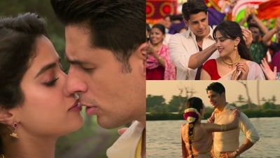 Janhvi Kapoor and Sidharth Malhotra in Param Sundari Janhvi Kapoor and Sidharth Malhotra in Param Sundari