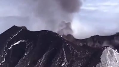 The Klyuchevskoy volcano had last erupted in 2023. (X/@Sree_Resmi_Nair) The Klyuchevskoy volcano had last erupted in 2023. (X/@Sree_Resmi_Nair)