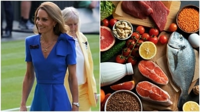 Kate Middleton, the Princess of Wales, is known to follow a strict diet to stay in shape and be healthy. (File Photo/AP and Freepik) Kate Middleton, the Princess of Wales, is known to follow a strict diet to stay in shape and be healthy. (File Photo/AP and Freepik)