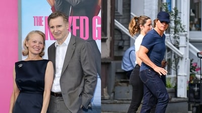 PAmela Anderson and Liam Neeson; Ana De Armas and Tom Cruise PAmela Anderson and Liam Neeson; Ana De Armas and Tom Cruise