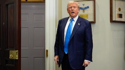 US President Donald Trump speaks during a bill signing ceremony in the Roosevelt Room of the White House in Washington, DC, US, on Wednesday. (Bloomberg) US President Donald Trump speaks during a bill signing ceremony in the Roosevelt Room of the White House in Washington, DC, US, on Wednesday. (Bloomberg)