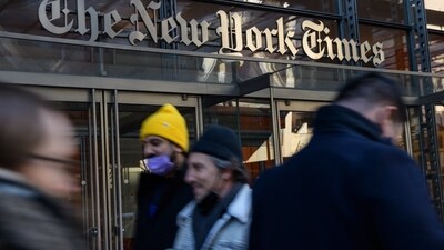 The New York Times Building in New York City. The New York Times Building in New York City.
