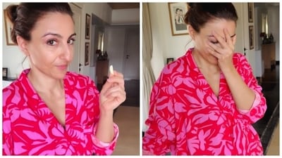 Soha Ali Khan eats a clove of raw garlic every morning. Soha Ali Khan eats a clove of raw garlic every morning.