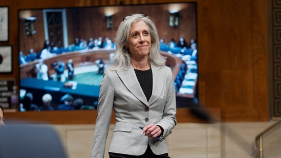 FILE - Susan Monarez, President Donald Trump's nominee to be director of the Centers for Disease Control and Prevention, arrives to testify before the Senate HELP Committee, at the Capitol in Washington, Wednesday, June 25, 2025. (AP Photo/J. Scott Applewhite, file) (AP)