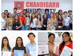 Some of the students of Chandigarh University who have fulfilled their dreams of studying at world's top universities under Chandigarh University's study abroad program.