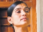 Dnyaneshwari, wife of late Mahadev Munde, who was murdered in Parli Vaijenath Tashil in Beed district. (Photo by Raju Shinde/HT Photo) (Hindustan Times) Dnyaneshwari, wife of late Mahadev Munde, who was murdered in Parli Vaijenath Tashil in Beed district. (Photo by Raju Shinde/HT Photo) (Hindustan Times)