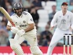 Karun Nair plays a shot during the first day of the fifth Test at The Oval on Thursday. (PTI) Karun Nair plays a shot during the first day of the fifth Test at The Oval on Thursday. (PTI)