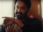 Mohanlal in a still from the viral jewellery ad by his Thudarum co-star Prakash Varma.