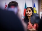 Divya Deshmukh speaks with the media after winning the FIDE Women's World Cup 2025, in Batumi, Georgia. Divya Deshmukh speaks with the media after winning the FIDE Women's World Cup 2025, in Batumi, Georgia.