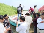 Relief material being supplied to affected villages in Agra district on Thursday. (Sourced)