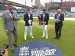 Ravi Shastri conducting the toss of India vs England 5th Test Ravi Shastri conducting the toss of India vs England 5th Test