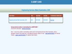 UPSC ESE Mains Admit Card 2025 released at upsc.gov.in, download link here