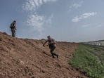 Residents of once quiet Ukrainian mining town of Dobropillia were forced to flee due to advancing Russian troupes. Residents of once quiet Ukrainian mining town of Dobropillia were forced to flee due to advancing Russian troupes.