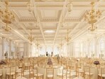 Trump for months has been promising to build a ballroom, saying the White House doesn't have space big enough to hold large events. Trump for months has been promising to build a ballroom, saying the White House doesn't have space big enough to hold large events.