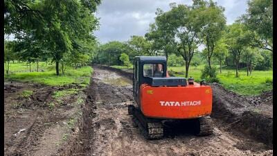 Citizens demand halt to digging on Taljai hills for cement road Citizens demand halt to digging on Taljai hills for cement road