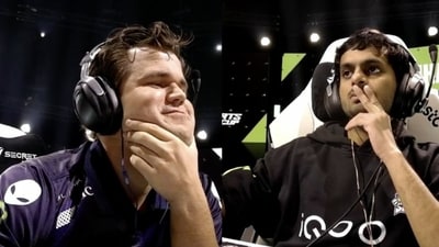 Magnus Carlsen thrashed Nihal Sarin to qualify for the semi-finals of Esports World Cup. (Twitter)