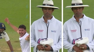 Kumar Dharmasena was involved in a DRS review controversy.