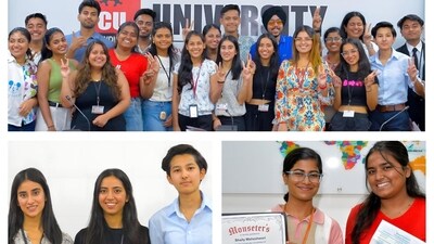 Some of the students of Chandigarh University who have fulfilled their dreams of studying at world's top universities under Chandigarh University's study abroad program. Some of the students of Chandigarh University who have fulfilled their dreams of studying at world's top universities under Chandigarh University's study abroad program.