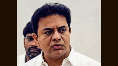 Bharat Rashtra Samithi (BRS) working president KT Rama Rao (File photo) Bharat Rashtra Samithi (BRS) working president KT Rama Rao (File photo)