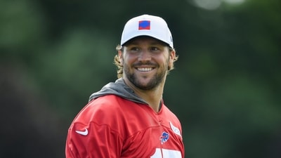 File photo of Buffalo Bills quarterback Josh Allen (17) (AP) File photo of Buffalo Bills quarterback Josh Allen (17) (AP)