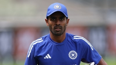 India's Abhimanyu Easwaran during practice (Action Images via Reuters)