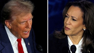Donald Trump reacted to Kamala Harris writing a book on her 2024 presidential run (REUTERS)