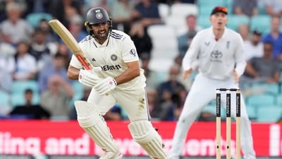 Karun Nair brought up his first half-century of the series, a vital knock that helped India cross the 200-run mark. (PTI) Karun Nair brought up his first half-century of the series, a vital knock that helped India cross the 200-run mark. (PTI)
