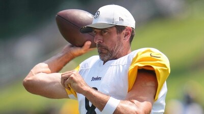File photo of Pittsburgh Steelers quarterback Aaron Rodgers (AP)