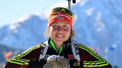The former biathlon champion Dahlmeier died in the high mountains of Pakistan her agent said on July 30, 2025. (AFP) The former biathlon champion Dahlmeier died in the high mountains of Pakistan her agent said on July 30, 2025. (AFP)
