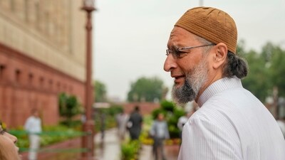 New Delhi: AIMIM MP Asaduddin Owaisi during the Monsoon session of Parliament, in New Delhi, Wednesday, July 23, 2025. (PTI Photo/Ravi Choudhary)
(PTI07_23_2025_000133B) (PTI) New Delhi: AIMIM MP Asaduddin Owaisi during the Monsoon session of Parliament, in New Delhi, Wednesday, July 23, 2025. (PTI Photo/Ravi Choudhary)
(PTI07_23_2025_000133B) (PTI)