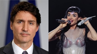 Justin Trudeau spotted at Katy Perry concert